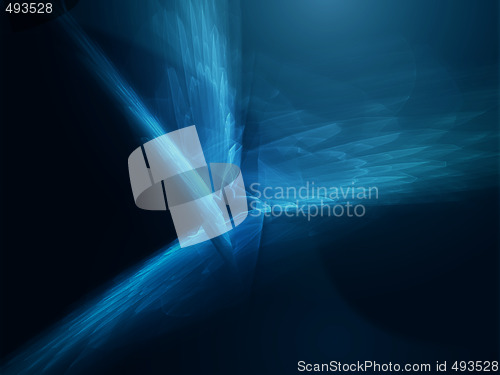 Image of Wavy glowing colors