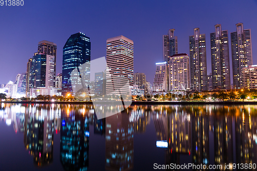 Image of Bangkok city at night
