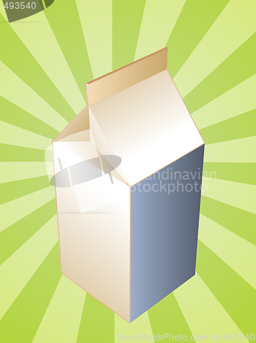 Image of Milk carton container