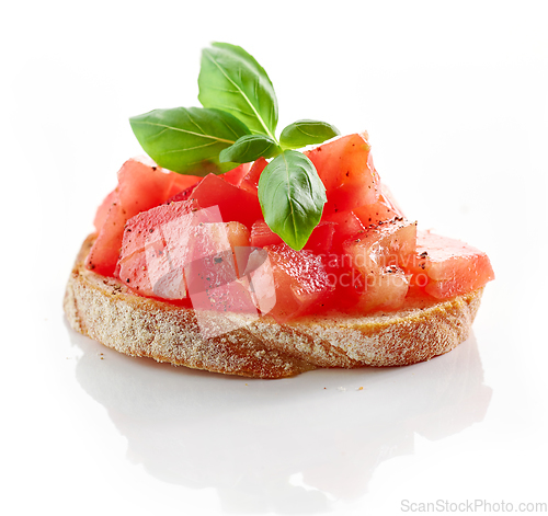 Image of bruschetta with tomato