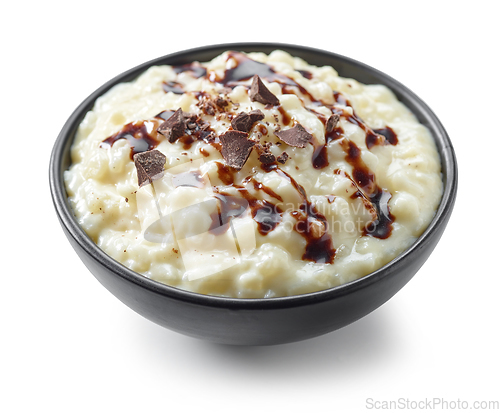 Image of bowl of rice pudding