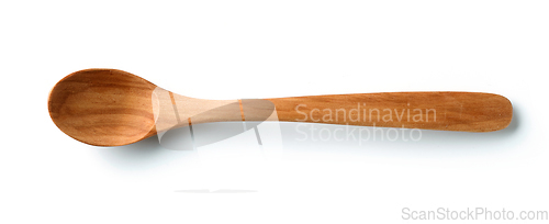 Image of new empty wooden spoon