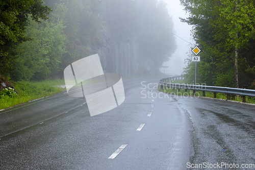 Image of Foggy Road