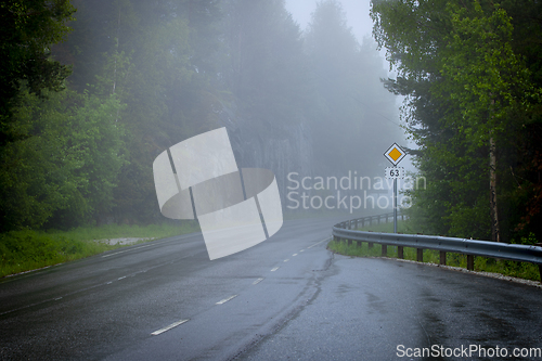 Image of Foggy Road