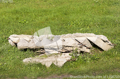 Image of piece of concrete slab