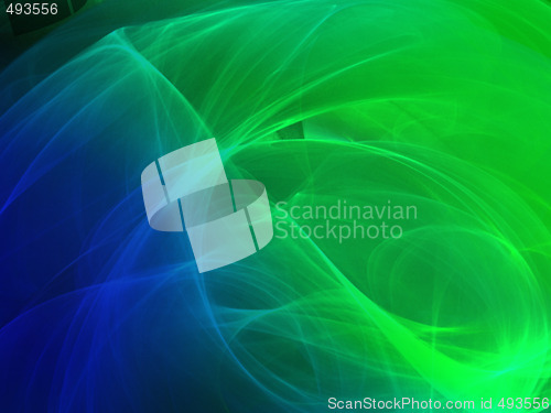 Image of Wavy glowing colors
