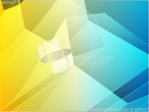 Image of Angular crystal abstract design