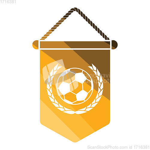 Image of Football pennant icon