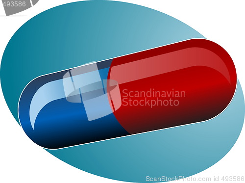 Image of Illustration of medical pill