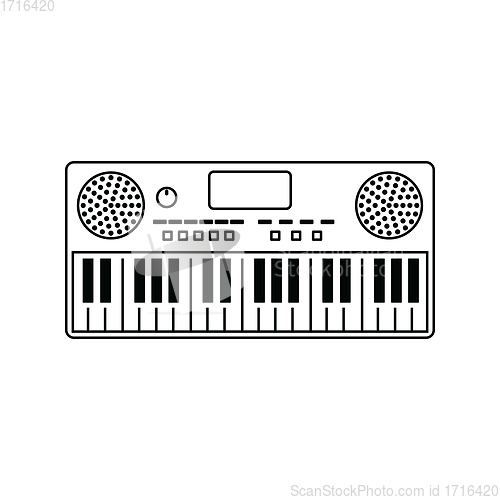 Image of Music synthesizer icon