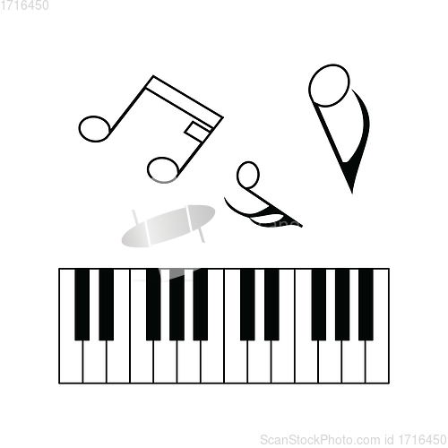 Image of Piano keyboard icon