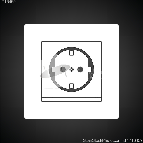 Image of Europe electrical socket icon