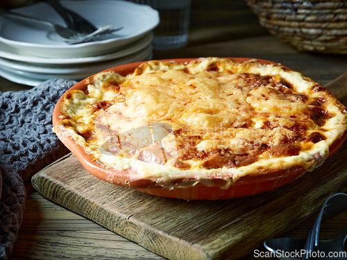 Image of potato gratin with cheese