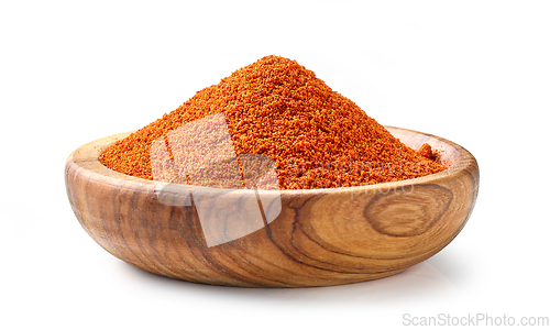 Image of bowl of red pepper powder