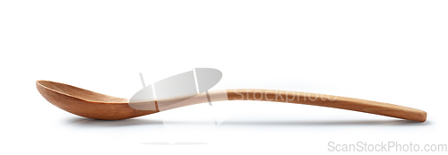 Image of new empty wooden spoon