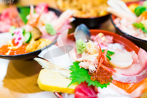 Image of Seafood sashimi