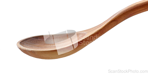 Image of empty wooden spoon