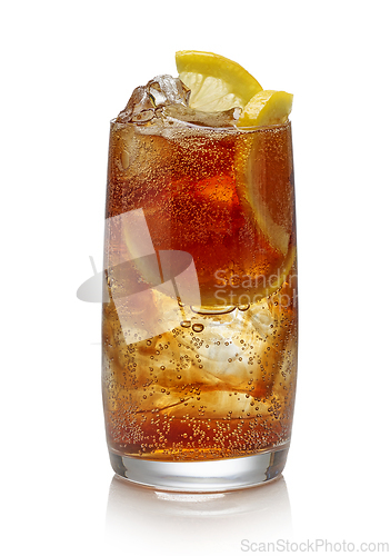 Image of glass of cola cocktail