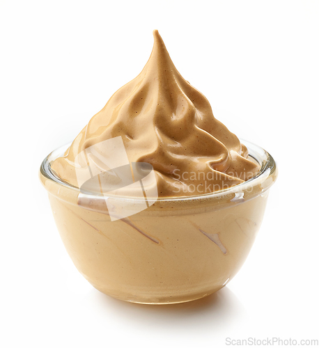 Image of whipped caramel and coffee mousse dessert