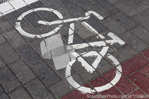 Image of painted bicycle