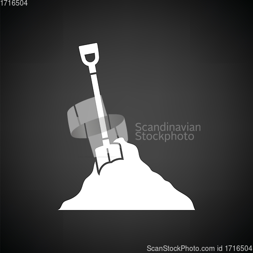 Image of Icon of Construction shovel and sand