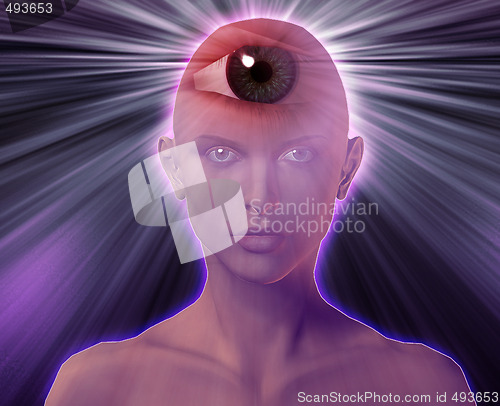 Image of Third eye woman