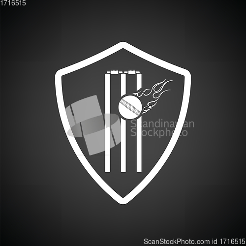 Image of Cricket shield emblem icon