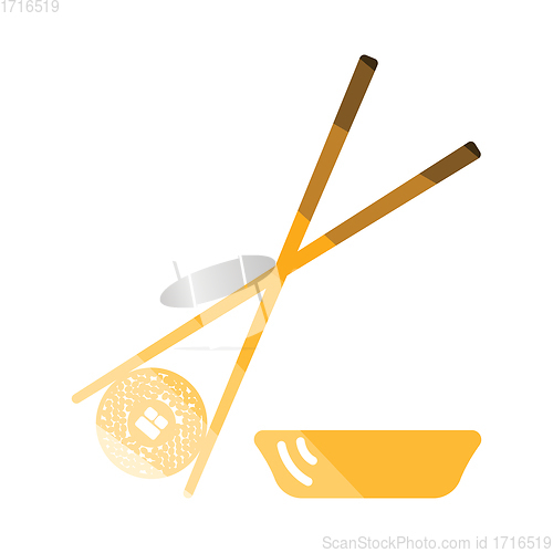 Image of Sushi with sticks icon