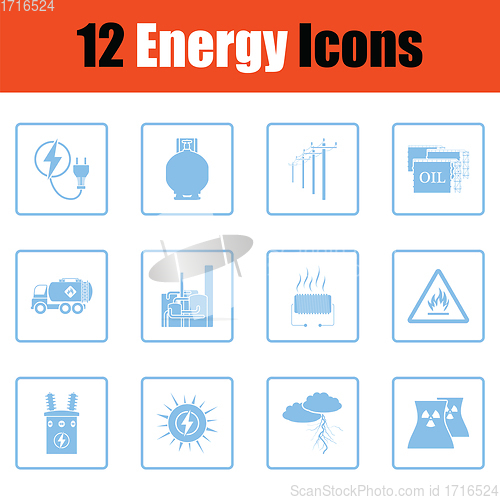 Image of Energy icon set