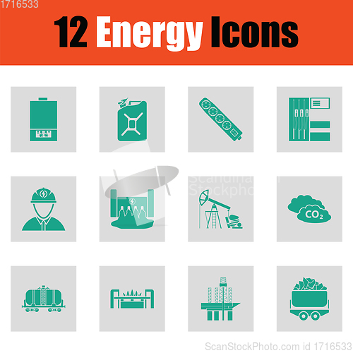 Image of Energy icon set