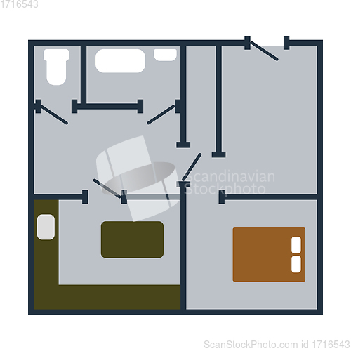 Image of Icon of apartment plan