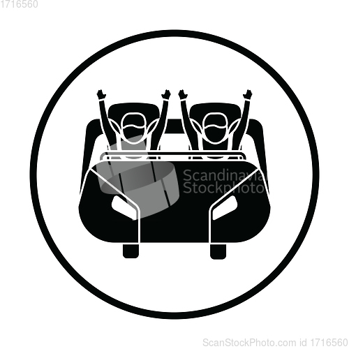 Image of Roller coaster cart icon