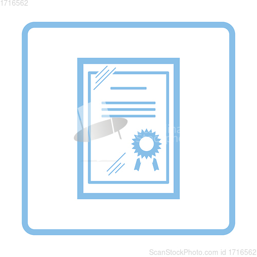 Image of Certificate under glass icon