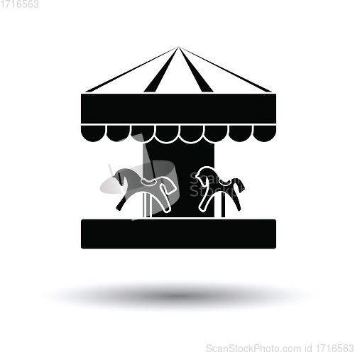 Image of Children horse carousel icon