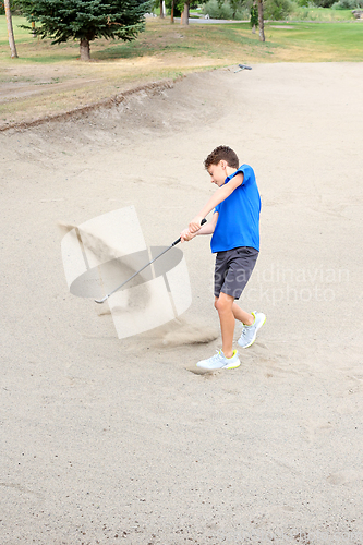 Image of Young Golfer