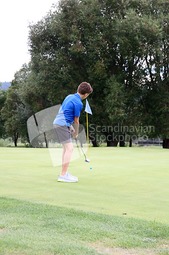 Image of Young Golfer