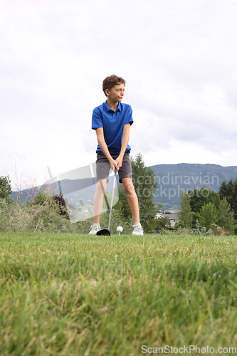 Image of Young Golfer