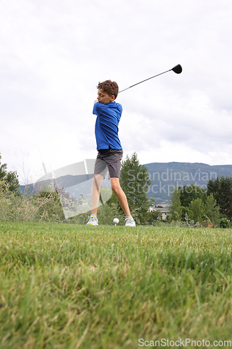 Image of Young Golfer