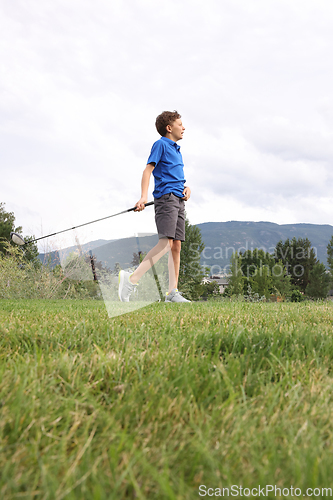 Image of Young Golfer