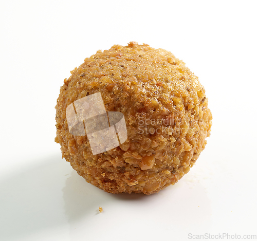 Image of fried falafel ball