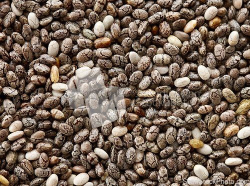 Image of chia seeds background