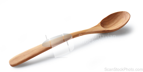 Image of new empty wooden spoon