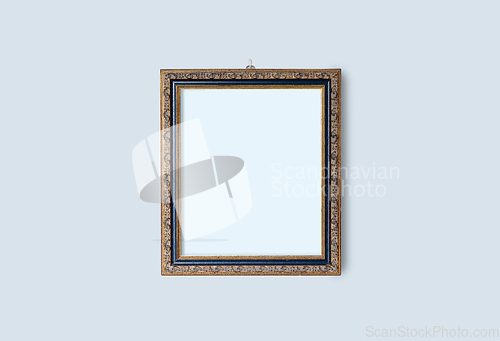 Image of empty frame on wall