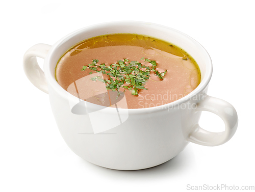 Image of bowl of broth