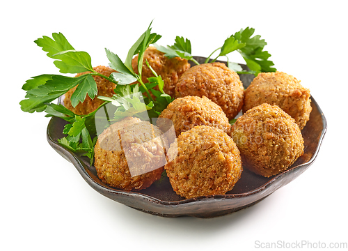 Image of bowl of falafel balls