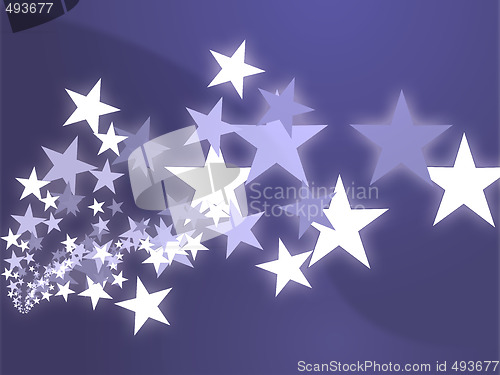 Image of Flying stars illustration