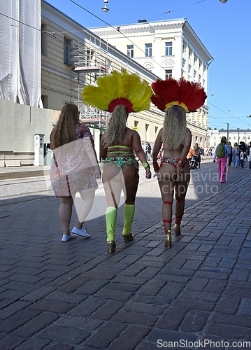 Image of Helsinki, Finland – June 11, 2022: traditional summer Helsinki