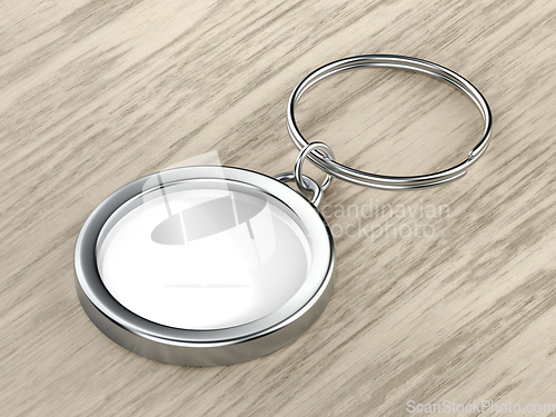 Image of Blank round keychain