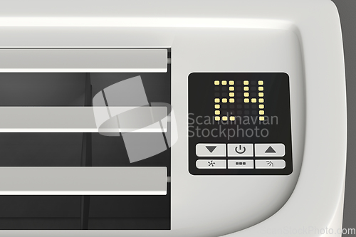 Image of Floor or ceiling mounted air conditioner control panel