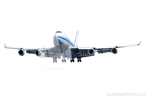 Image of Jumbo plane isolated